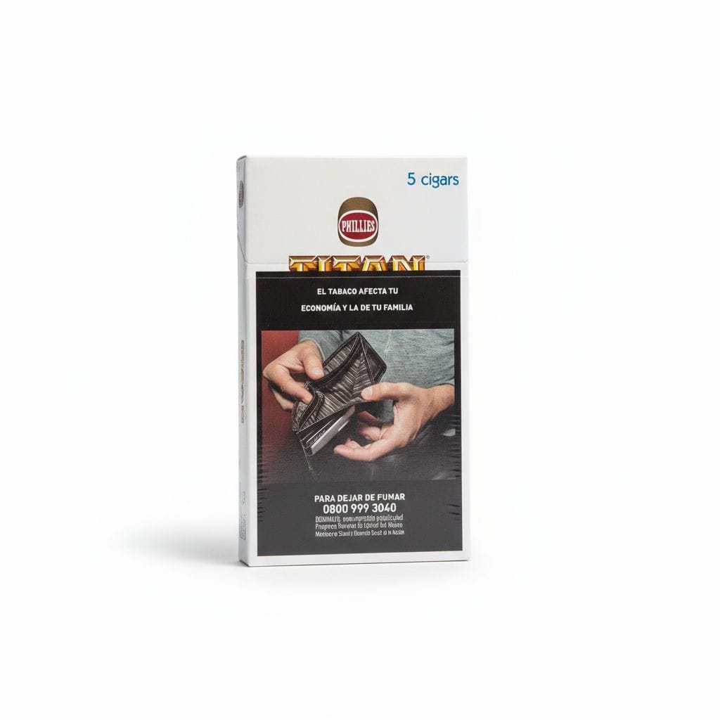 Phillies Titan x un. (Cajita x 5 cigarros)